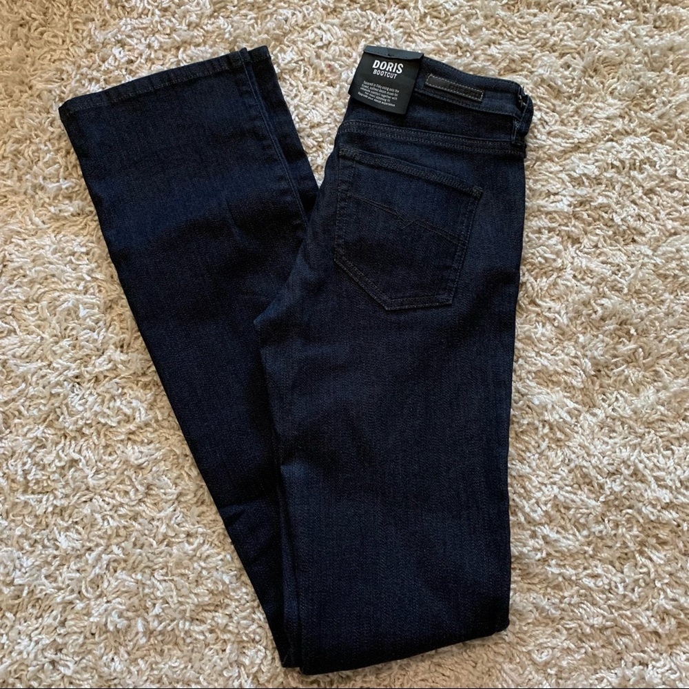 NWT Diesel Boot Cut Dark Wash Jeans